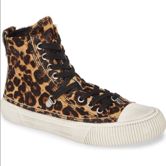 All Saints Shoes - Allsaints Elena leopard high top sneakers US 8/EU 39 new in box